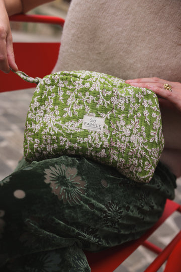 Trousse de Toilette Bhopal vert