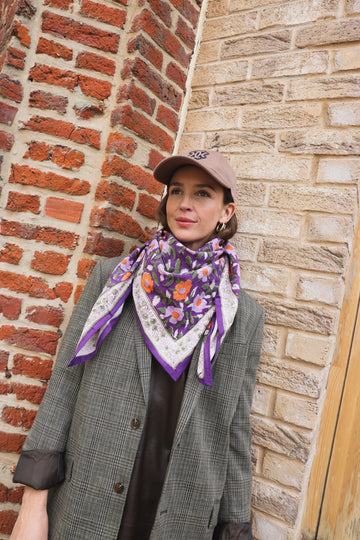 Foulard Adulte Udaipur orange