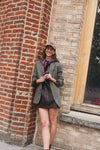 Écharpe Colette Rayures bordeaux/bleu