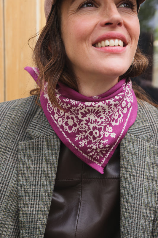 Foulard Kids Mysore bandana Violet