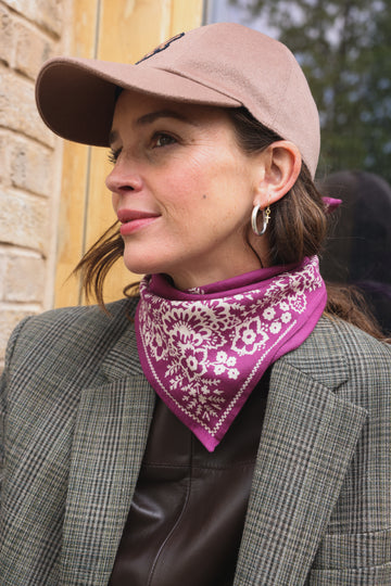 Foulard Kids Mysore bandana Violet