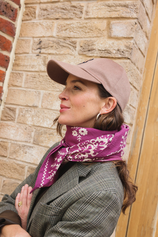 Foulard Adulte Mysore bandana Violet