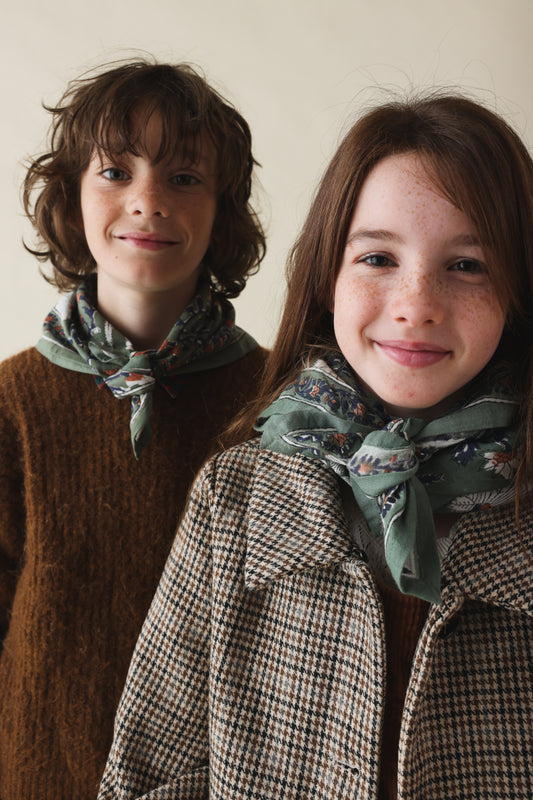 Duo Foulard Matchy Matchy 1 grand et 1 petit So Family BROUSSE