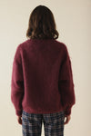 Pull Gaston Mohair Bordeau