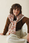 Foulard Adulte Delhi Brique 100 cm