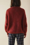 Pull Gaston Mohair Brique