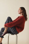 Pull Gaston Mohair Brique