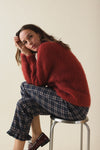 Pull Gaston Mohair Brique