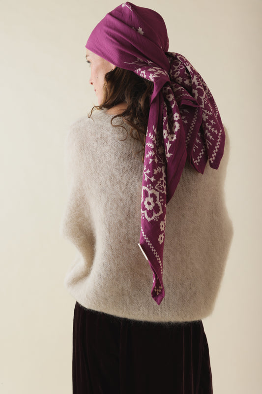 Foulard Adulte Mysore bandana Violet