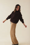 Pull Gaston Mohair Chocolat
