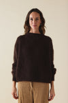 Pull Gaston Mohair Chocolat