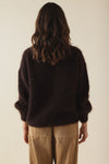 Pull Gaston Mohair Chocolat