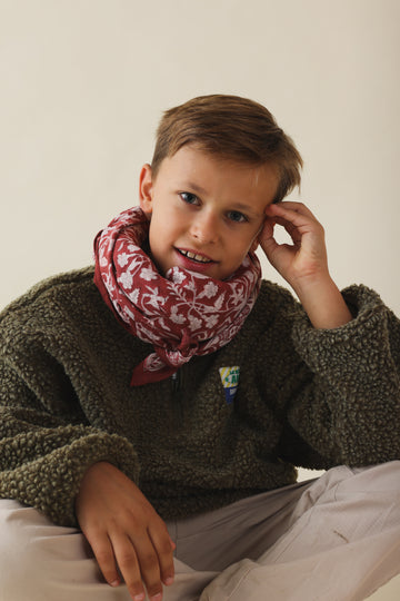 Foulard Adulte Calcutta pourpre