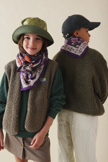 Duo Foulard Matchy Matchy 1 grand et 1 petit Udaipur orange