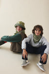 Duo Foulard Matchy Matchy 1 grand et 1 petit Bhopal vert