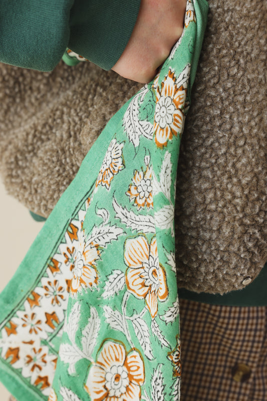 Foulards Bébé, Enfant Delhi Jade 5O cm