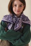 Duo Foulard Matchy Matchy 1 grand et 1 petit So Family BHOPAL VIOLET