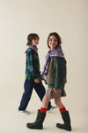 Duo Foulard Matchy Matchy 1 grand et 1 petit So Family BHOPAL VIOLET