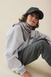 Duo Foulard Matchy Matchy 1 grand et 1 petit Calcutta grey