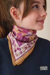 Duo Foulard Matchy Matchy 1 grand et 1 petit So Family INDORE MAGENTA