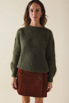 Pull Gaston Mohair Kaki