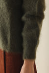 Pull Gaston Mohair Kaki