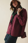 Chemise Ginette bordeau