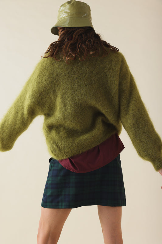 Pull Gaston Mohair Olive
