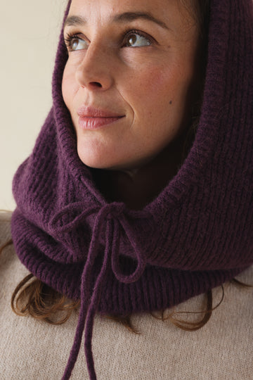 Cagoule Simone prune