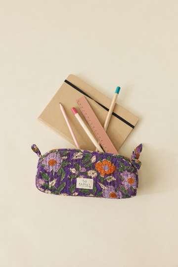 Trousse Écolier Udaipur orange