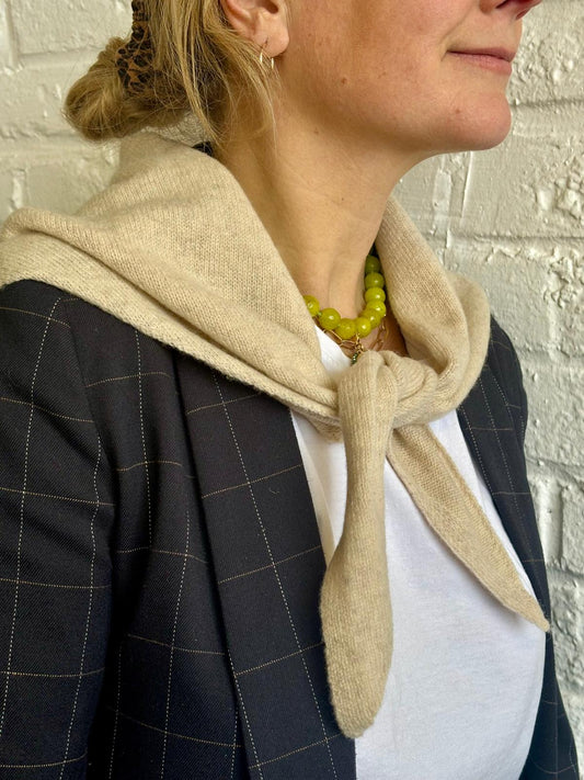 Foulard Echarpe Sophie Scarf Beige Chiné