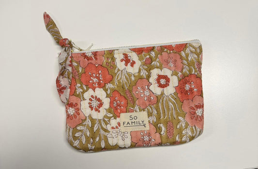 petite pochette Indore Ocre