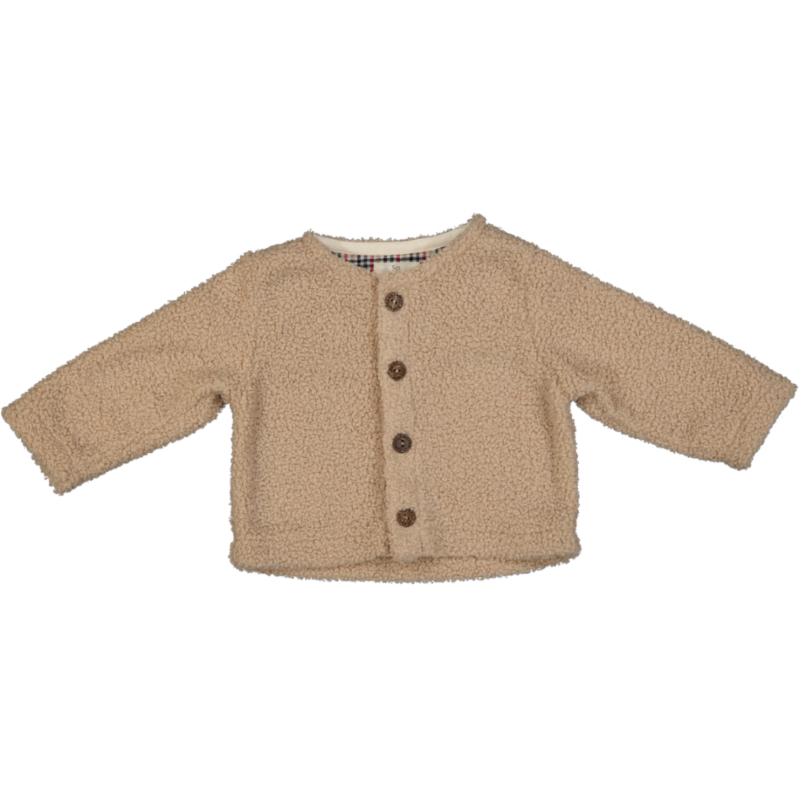 Gilet mouton beige