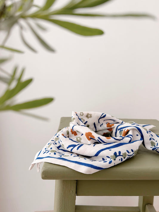 Foulard  Adulte Iris Pomme 100 cm