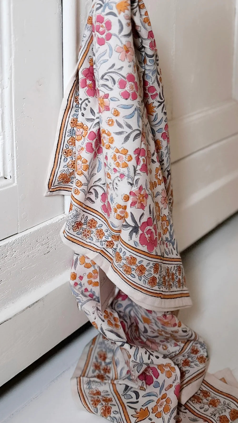 Duo Foulard Matchy Matchy 1 grand et 1 petit So Family AZUR
