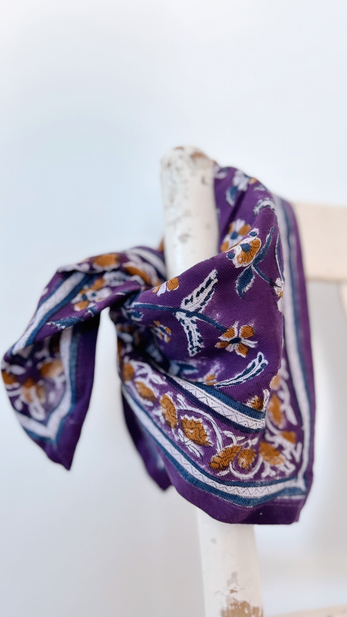 Delhi Cornflower Scarf 5O cm