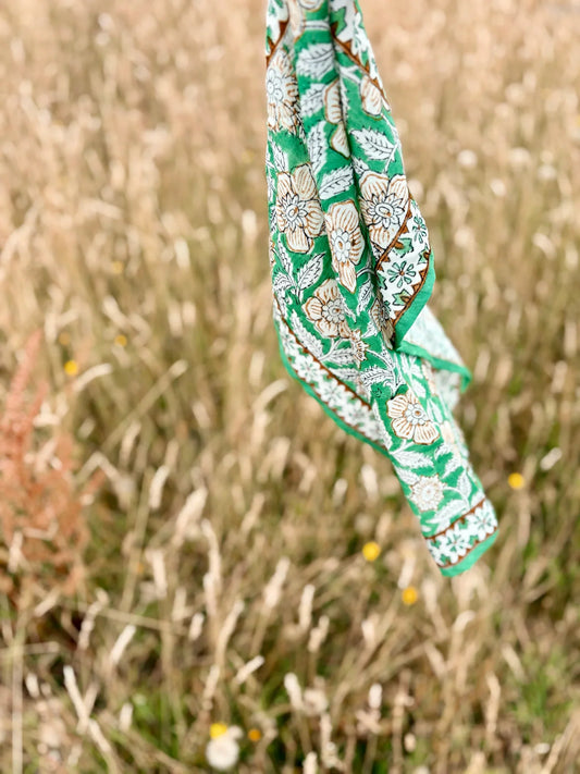Duo Foulard Matchy Matchy 1 grand et 1 petit So Family JADE