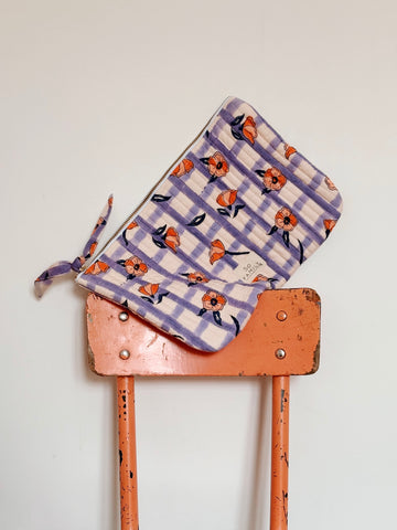 grande pochette Chennai Lilas