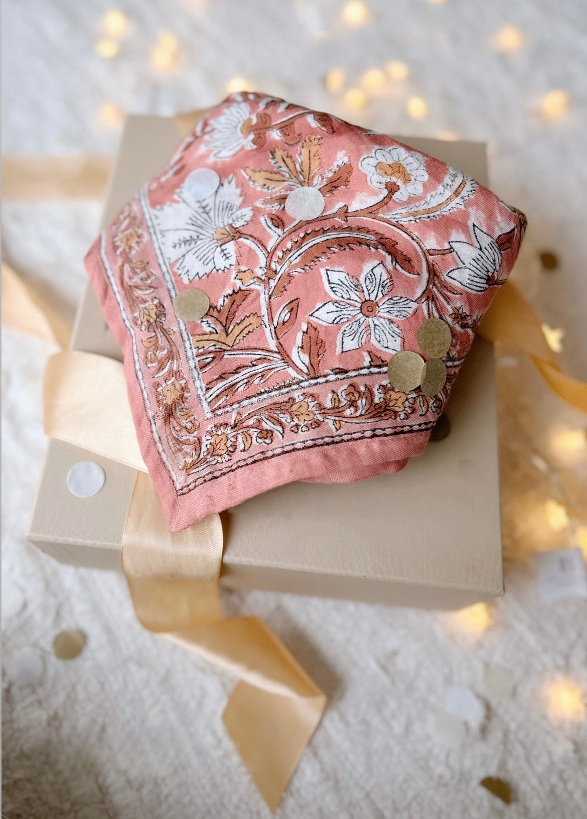 Foulards Bébé, Enfant Delhi Blush 5O cm