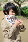 Duo Foulard Matchy Matchy 1 grand et 1 petit So Family PRUSSE