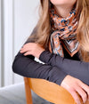 Duo Foulard Matchy Matchy 1 grand et 1 petit So Family ABRICOT