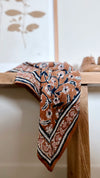Duo Foulard Matchy Matchy 1 grand et 1 petit So Family ABRICOT