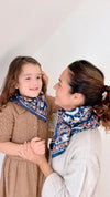 Duo Foulard Matchy Matchy 1 grand et 1 petit So Family MINUIT