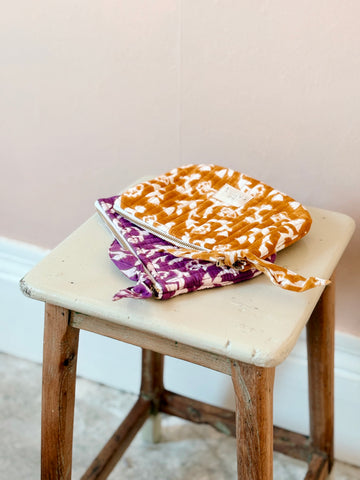 petite pochette Mumbai Safran