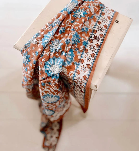 Duo Foulard Matchy Matchy 1 grand et 1 petit So Family CANNELLE