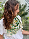 Duo Foulard Matchy Matchy 1 grand et 1 petit So Family Agra Pistache