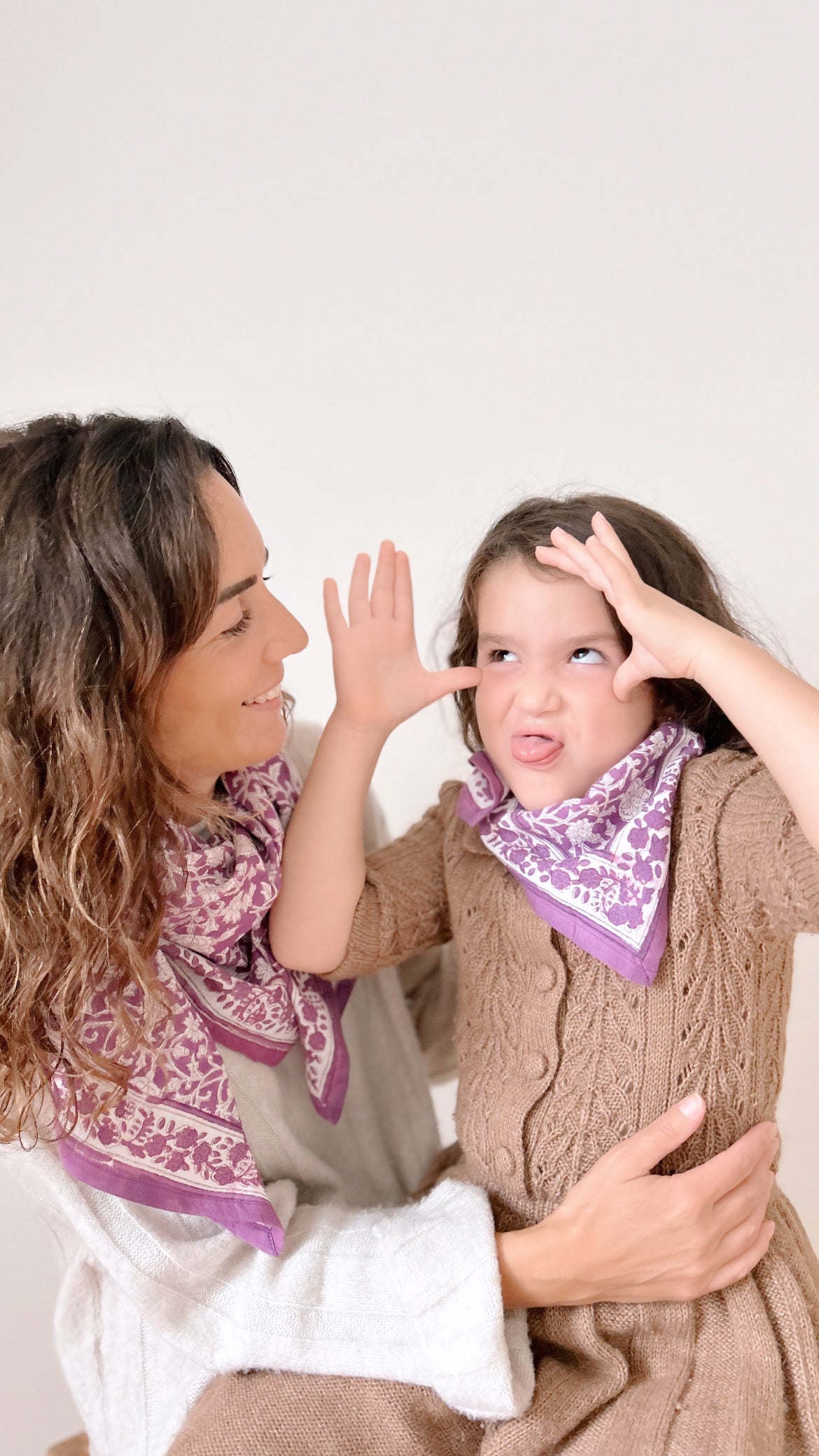 Duo Foulard Matchy Matchy 1 grand et 1 petit So Family