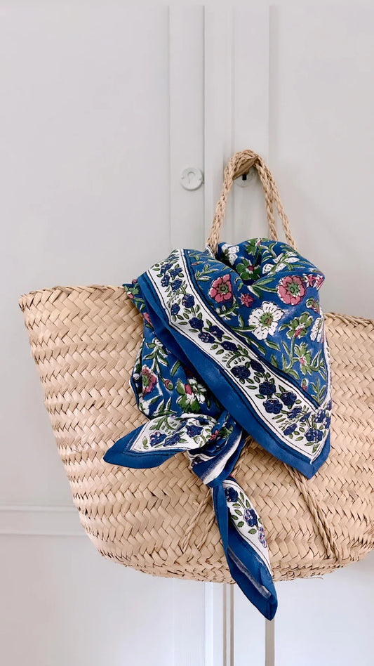 Duo Foulard Matchy Matchy 1 grand et 1 petit So Family LAVANDE