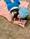 Duo Foulard Matchy Matchy 1 grand et 1 petit So Family Cagliari Rose