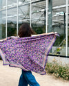 Duo Foulard Matchy Matchy 1 grand et 1 petit So Family Dehli violette